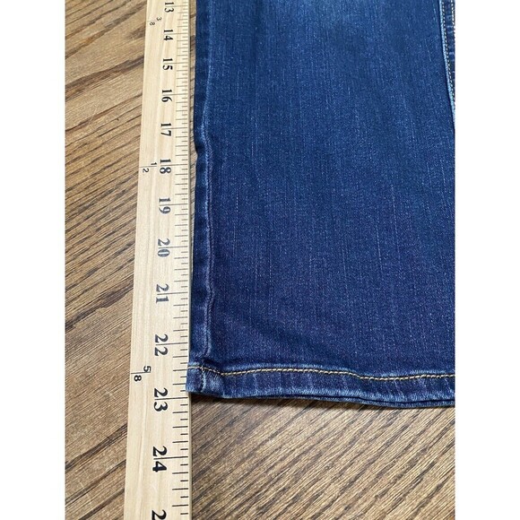 Chicos Jeans Size 0.5 US 6 XS Platinum Straight Crop Slim Fit Pants - Picture 10 of 12